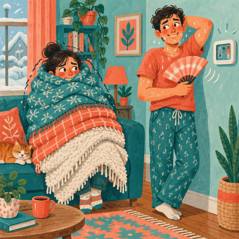 Cover of Two People, One Thermostat